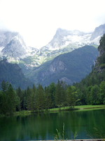 Schiederweiher mit 
														Totem Gebirge