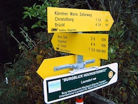 Magdalensberg, Wegweiser