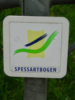 Wanderzeichen Spessartbogen