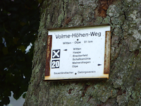 Wegeschild des X20