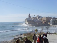 Sitges, Blick auf die Altstadt