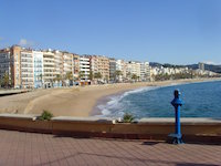 Lloret de Mar, Strand