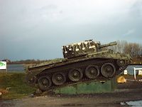 US-Panzer vor Pegasus Bridge