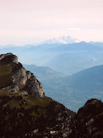 Aussicht auf Mont Blanc