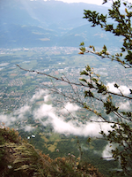 Aussicht auf Tal der Isere