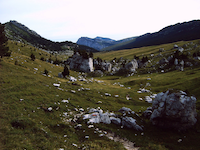 Felsen auf der 
												Chartreuse