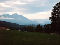 Aussicht bei 
												Attignat-Oncin