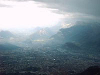 Blick auf Grenoble