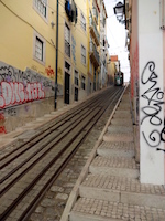 Lissabon - Altstadt - Schrägaufzug