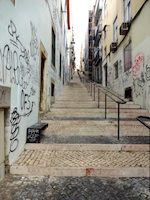 Lissabon, Treppenstraße